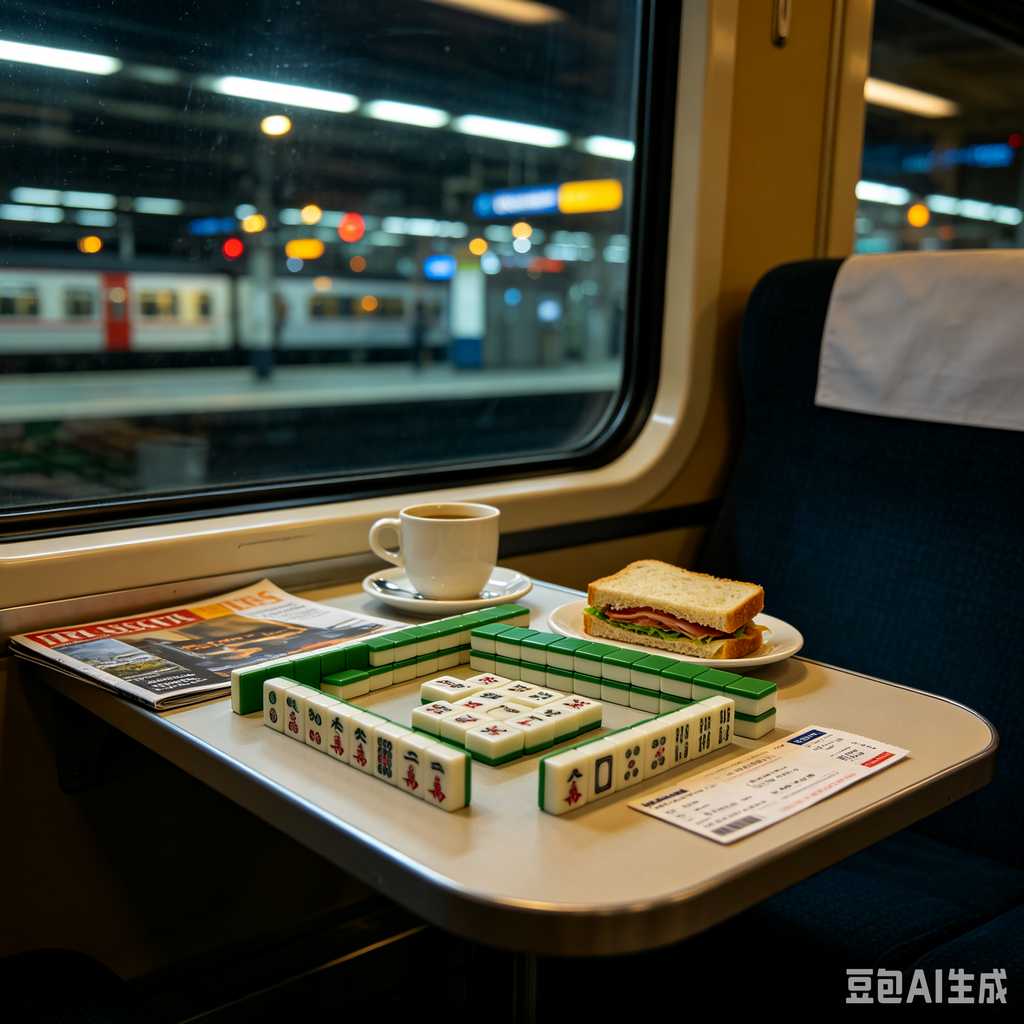 compact mahjong set with case